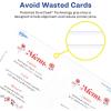 imageAvery Printable Postcards 425quot x 55quot White 200 Blank Postcards for Laser Printers 5689Matte White  Rounded Edges