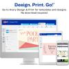 imageAvery Printable Postcards 425quot x 55quot White 200 Blank Postcards for Laser Printers 5689Matte White