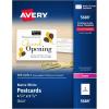 imageAvery Printable Postcards 425quot x 55quot White 200 Blank Postcards for Laser Printers 5689White