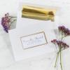 imageAvery Printable Rectangle Labels 2quot x 4quot Blank Labels Shipping Matte White Metallic Gold Border Permanent Adhesive LaserInkjet Printable 100 Total 6506