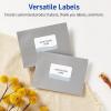 imageAvery Printable Rectangle Labels Double Black Border 2quot x 3quot Glossy White Rectangle Labels Permanent LaserInkjet 80ct Great for Product MerchandisingBlue Waves