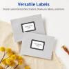 imageAvery Printable Rectangle Labels Double Black Border 2quot x 3quot Glossy White Rectangle Labels Permanent LaserInkjet 80ct Great for Product MerchandisingBlack  White Polka Dots