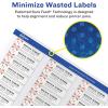 imageAvery Printable Return Address Labels with Sure Feed 05quot x 175quot White 2000 Blank Mailing Labels 081675 Packs