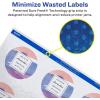 imageAvery Printable Round Labels Sure Feed Technology Glossy White Labels 2quot Diameter Permanent Adhesive LaserInkjet 120 Total 22807Glossy White