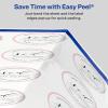 imageAvery Printable Round Labels Sure Feed Technology Glossy White Labels 2quot Diameter Permanent Adhesive LaserInkjet 120 Total 22807Matte White