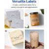 imageAvery Printable Shipping Labels with Sure Feed 2quot x 4quot Customizable Stickers Matte Clear 250 Blank Mailing Labels Great for Mailing Shipping and More 86635 Packs