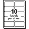 imageAvery Printable Shipping Labels with Sure Feed 2quot x 4quot Matte Clear 100 Blank Mailing Labels 18663Label