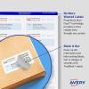 imageAvery Printable Shipping Labels with Sure Feed 35quot x 5quot White 100 Blank Mailing Labels 8168100 labels