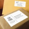 imageAvery Printable Shipping Labels with Sure Feed 35quot x 5quot White 100 Blank Mailing Labels 8168500 labels