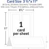 imageAvery Printable Tent Cards 35quot x 11quot White with Embossed Border 50 Blank Place Cards for Laser and Inkjet Printers 5309White