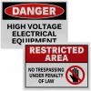 imageAvery Printable Warning Signs 5quot x 7quot WaterChemical Resistant 30 Removable Labels 61511Silver