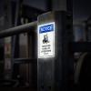 imageAvery Printable Warning Signs 5quot x 7quot WaterChemical Resistant 30 Removable Labels 61511Silver