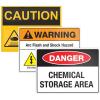 imageAvery Printable Warning Signs 5quot x 7quot WaterChemical Resistant 30 Removable Labels 61511White