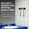 imageAvery Printable Warning Signs 7quot x 10quot WaterChemical Resistant 15 Removable Labels 61515