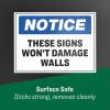 imageAvery Printable Warning Signs 7quot x 10quot WaterChemical Resistant 15 Removable Labels 61515