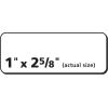 imageAvery Removable ID Labels Sure Feed Technology Removable Adhesive 1quot x 258quot 5 Packs 6460150 labels