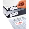 imageAvery Removable ID Labels Sure Feed Technology Removable Adhesive 1quot x 258quot 5 Packs 6460150 labels