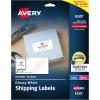 imageAvery Shipping Labels Sure Feed and Easy Peel Technology Glossy White Labels 2quot x 4quot Permanent Adhesive LaserInkjet 250 Total 6528One Size
