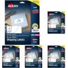 imageAvery Shipping Labels Sure Feed and Easy Peel Technology Glossy White Labels 2quot x 4quot Permanent Adhesive LaserInkjet 250 Total 6528One Size Pack of 5