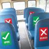 imageAvery Social Distancing Signs OpenClosed Green ampamp Red Surface Safe ID 4quot x 6quot 10 Removable Decals 83070Green  Red OpenClosed