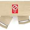 imageAvery Social Distancing Signs OpenClosed Green ampamp Red Surface Safe ID 4quot x 6quot 10 Removable Decals 83070Red Do Not Use