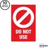 imageAvery Social Distancing Signs OpenClosed Green ampamp Red Surface Safe ID 4quot x 6quot 10 Removable Decals 83070Red Do Not Use