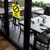 imageAvery Social Distancing Signs OpenClosed Green ampamp Red Surface Safe ID 4quot x 6quot 10 Removable Decals 83070Yellow Area Closed