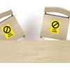 imageAvery Social Distancing Signs OpenClosed Green ampamp Red Surface Safe ID 4quot x 6quot 10 Removable Decals 83070Yellow Seat Closed