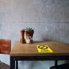 imageAvery Social Distancing Signs OpenClosed Green ampamp Red Surface Safe ID 4quot x 6quot 10 Removable Decals 83070Yellow Table Closed