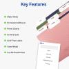 imageAvery TrueBlock File Folder Labels 23quot x 3716quot 1500 Printable Labels White Permanent 5366300 labels