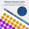 imageAvery TrueBlock Matte White Round Labels Sure Feed Technology 05quot Diameter 1540 Matte White Labels PrinttoTheEdge LaserInkjet Printable Great for Product Merchandising Stickers15 400 labels