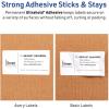 imageAvery Waterproof Printable Shipping Labels with Sure Feed 2quot x 4quot White 100 Blank Mailing Labels 15513One Size