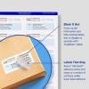 imageAvery Waterproof Printable Shipping Labels with Sure Feed 2quot x 4quot White 100 Blank Mailing Labels 15513One Size
