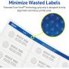 imageAvery Waterproof Sticker Labels for Printer  1quot x 258quot Mailing Labels Ultrahold Permanent Adhesive Laser Printers 1500 Printable Avery Address Label Sheets 55201 x 258 Pack of 5