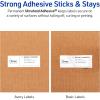 imageAvery Waterproof Sticker Labels for Printer  1quot x 258quot Mailing Labels Ultrahold Permanent Adhesive Laser Printers 1500 Printable Avery Address Label Sheets 5520One Size Pack of 5