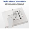 imageShipping Labels w TrueBlock Technology Inkjet Printers 55 x 85 White 2Sheet 25 SheetsPack Sold as 5 Pack