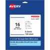 imageAvery Durable Removable Rectangle Labels Sure Feed Technology 1quot x 258quot Matte White Film WaterResistant PrinttoTheEdge LaserPigmentBased Inkjet Printable 400 Total128 labels