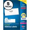 imageAvery Easy Peel Printable Address Labels with Sure Feed 113quot x 4quot White 1400 Blank Mailing Labels for Laser Printers 5162250 labels