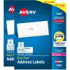imageAvery Easy Peel Printable Address Labels with Sure Feed 1quot x 258quot Customizable Stickers White 7500 Blank Mailing Labels Great for Mailing Shipping and More 59601 x 2 58 Pack of 2