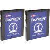 imageAvery Economy View 3 Ring Binder 1quot Round Rings 1 Black Binder 057611 Count Pack of 2