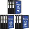 imageAvery Economy View 3 Ring Binders Homeschool Supplies Home Organization 1quot Round Rings 4 Black Binders 0571005 Pack of 3