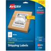 imageAvery HalfSheet Printable Shipping Labels 55quot x 85quot Customizable Stickers White 50 per Pack 100 Blank Mailing Labels Total Great for Mailing Shipping Organizing and More 2Pack of 8126512 in X 812 in
