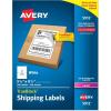 imageAvery HalfSheet Printable Shipping Labels 55quot x 85quot Customizable Stickers White 500 Blank Mailing Labels Great for Mailing Shipping Organizing and More 59121 Pack