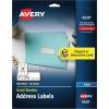 imageAvery Printable Address Labels 1quot x 258quot Matte White with Silver Border 300 Blank Mailing Labels 065305 Packs