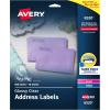 imageAvery Printable Address Labels with Sure Feed 1quot x 258quot Glossy Clear 300 Blank Mailing Labels for Laser and Inkjet Printers 652123 x 134 Pack of 5