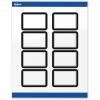 imageAvery Printable Rectangle Labels Double Black Border 2quot x 3quot Glossy White Rectangle Labels Permanent LaserInkjet 80ct Great for Product MerchandisingDouble Black Border