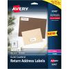 imageAvery Printable Return Address Labels 075quot x 225quot Silver Foil 300 Blank Mailing Labels 08986600 Labels