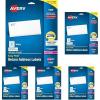 imageAvery Printable Return Address Labels with Sure Feed 23quot x 134quot White 1500 Blank Mailing Labels 0519523 in X 134 in Pack of 5