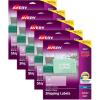 imageAvery Printable Shipping Labels with Sure Feed 2quot x 4quot Customizable Stickers Matte Clear 250 Blank Mailing Labels Great for Mailing Shipping and More 86635 Packs