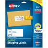 imageAvery Printable Shipping Labels with Sure Feed 2quot x 4quot Customizable Stickers White 250 Blank Mailing Labels Great for Mailing Shipping and More 8163250 labels